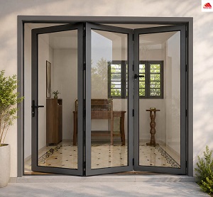 Cửa nhôm kính 3 cánh